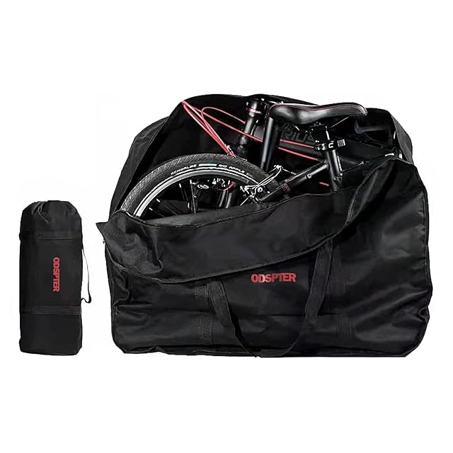Housse de transport pour vélo pliant ODSPTER avec sa bandoulière