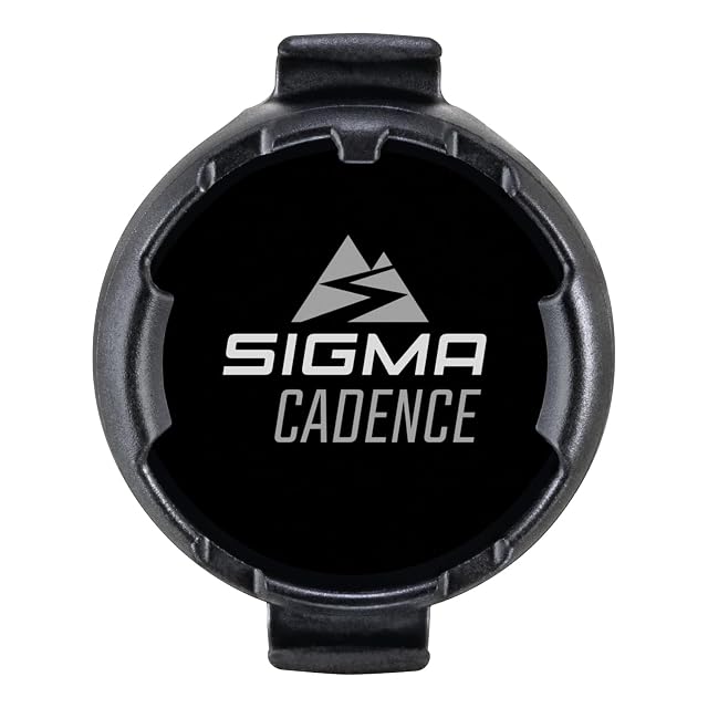 Capteur de cadence SIGMA DUO sur son support de manivelle pivotant