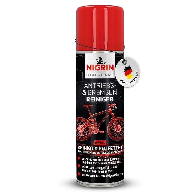 Bombe aérosol de nettoyant de chaîne NIGRIN BIKE-CARE, 300 ml