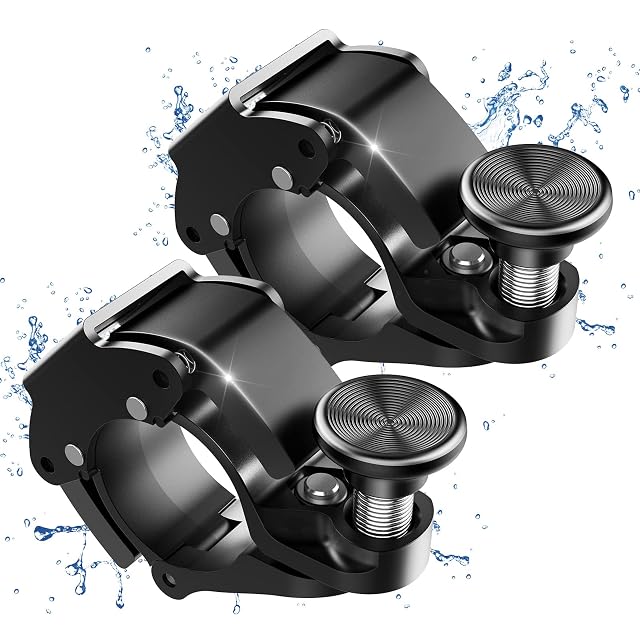 Paire de mini-sonnettes de vélo JATEKA en aluminium noir