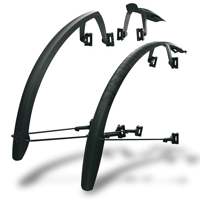 Jeu de garde-boue SKS SPEEDROCKER monté sur un vélo de gravel