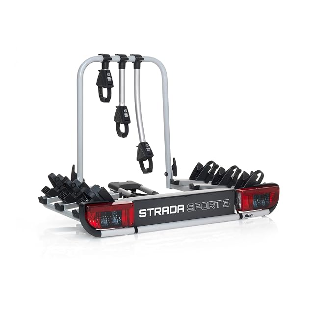 Porte-vélos d'attelage Atera Strada Sport 3 portant trois vélos