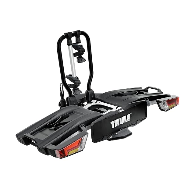 Porte-vélos d'attelage Thule EasyFold XT replié pour le portage